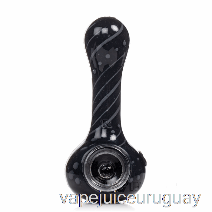 Eyce Oraflex Floral Cuchara De Silicona Negro / Gris Vape Recargable